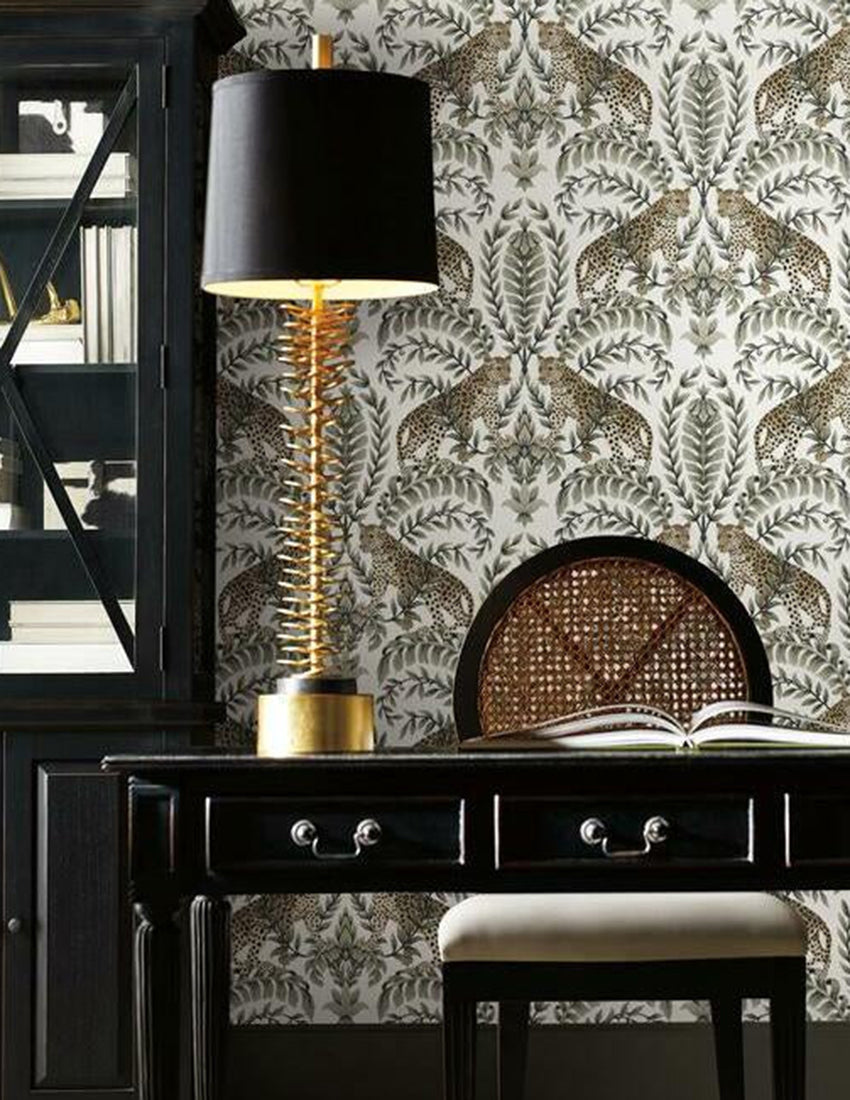 Kravet Jungle Leopard Wallpaper