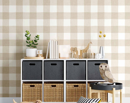 Picnic Gingham Wallpaper