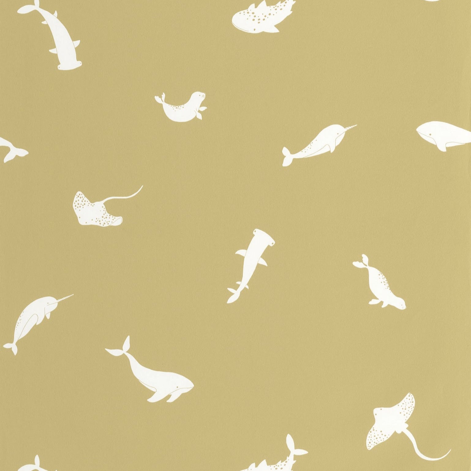 Poetic Sea Animals Wallpaper