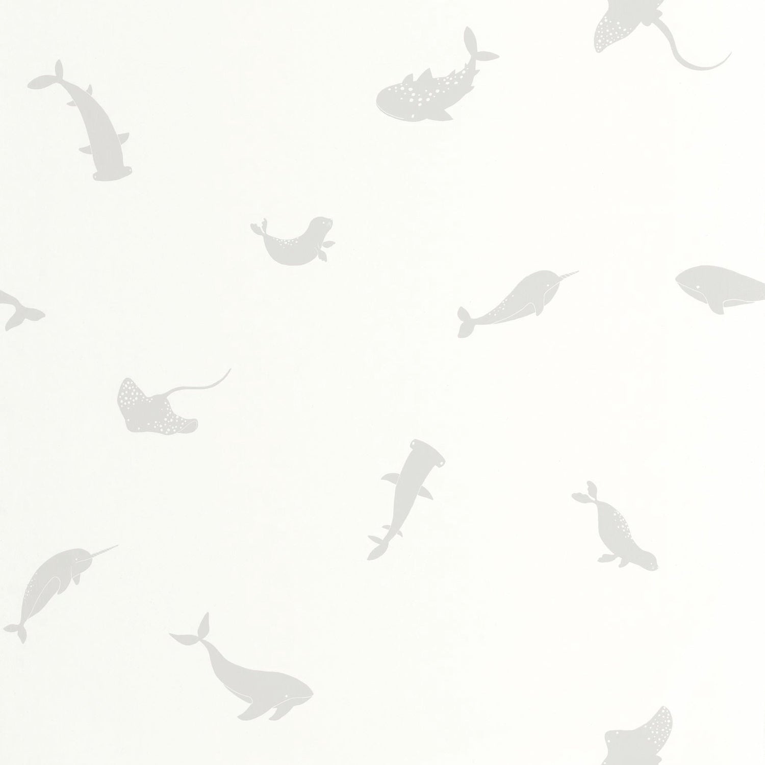 Poetic Sea Animals Wallpaper