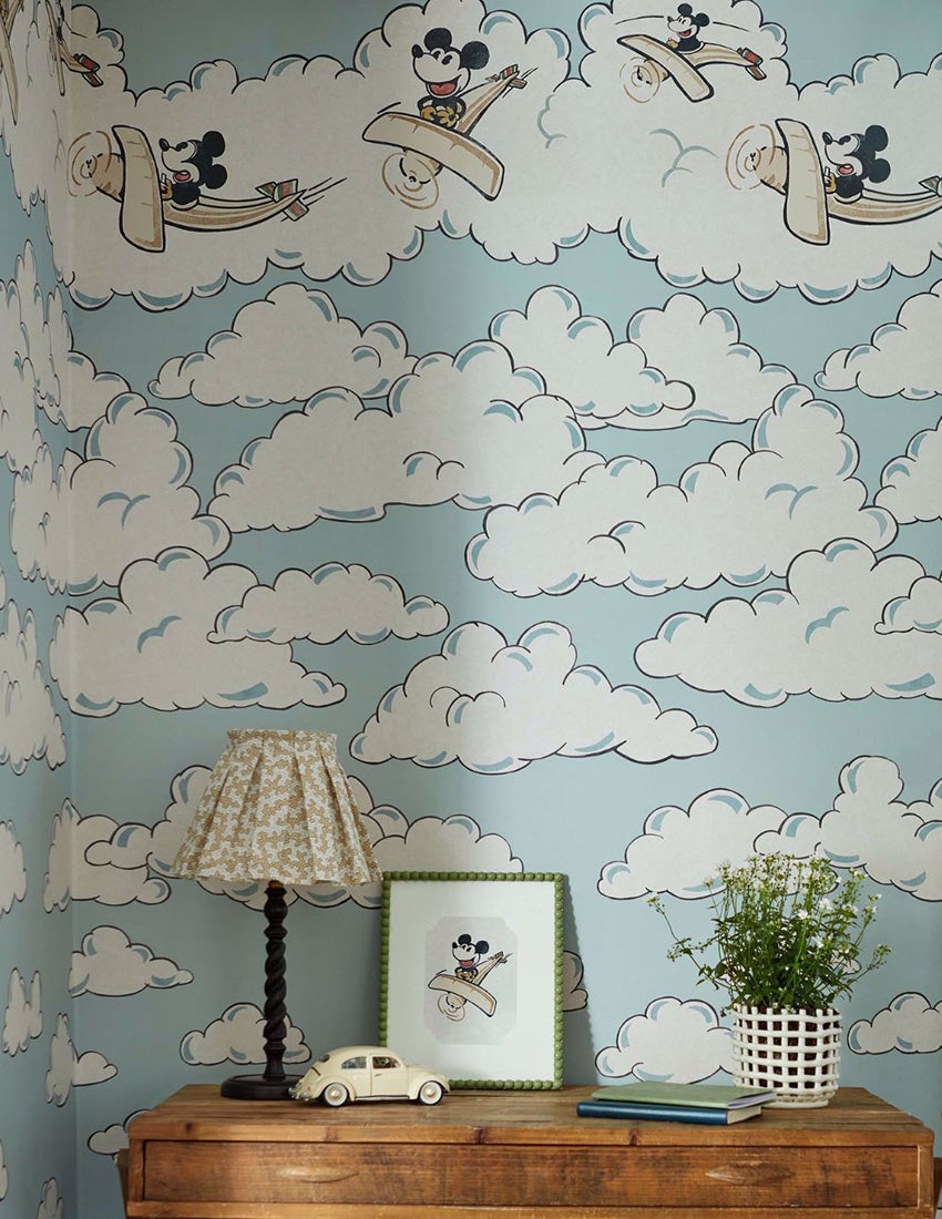 Mickey in the Clouds Mural