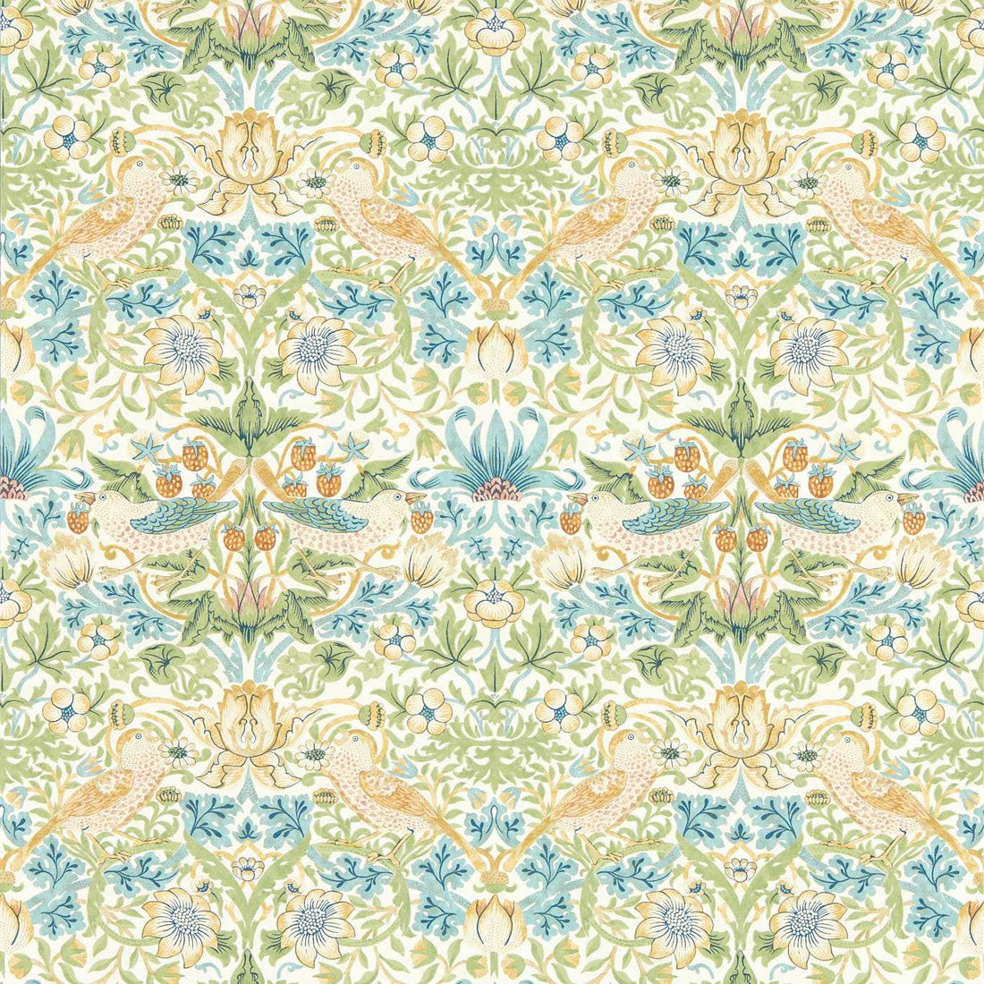 Strawberry Thief Wallpaper by William Morris