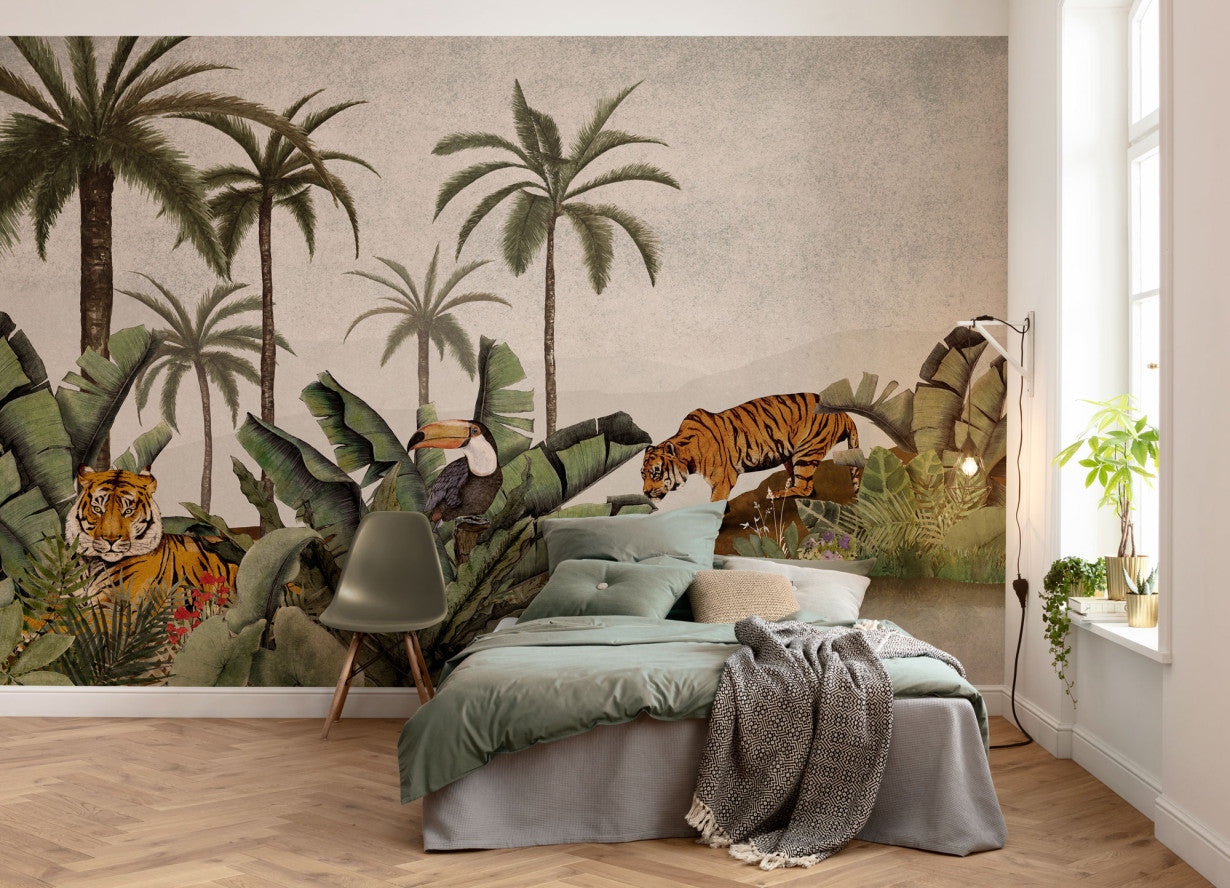 Tiger Jungle Mural