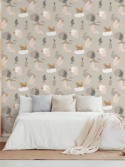 Mediterraneo Silhouettes Wallpaper