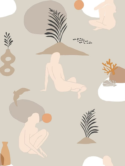 Mediterraneo Silhouettes Wallpaper