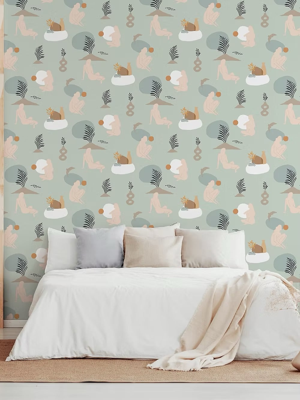 Mediterraneo Silhouettes Wallpaper