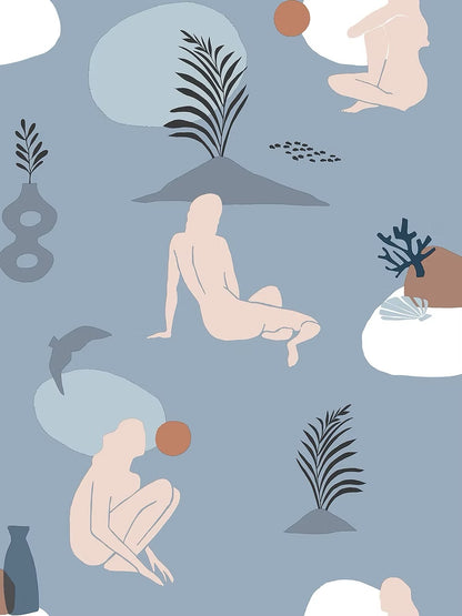 Mediterraneo Silhouettes Wallpaper
