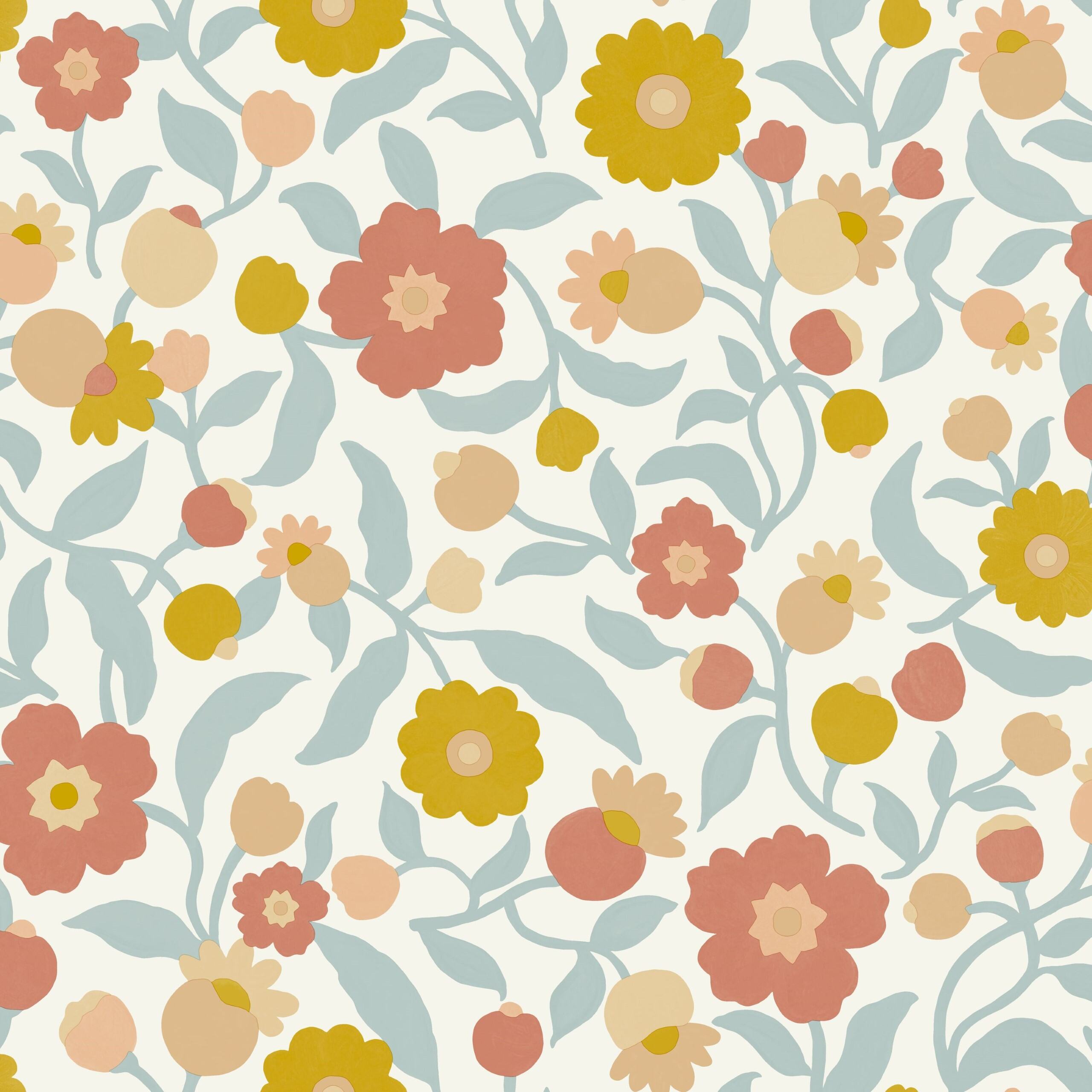 Capucine Floral Wallpaper