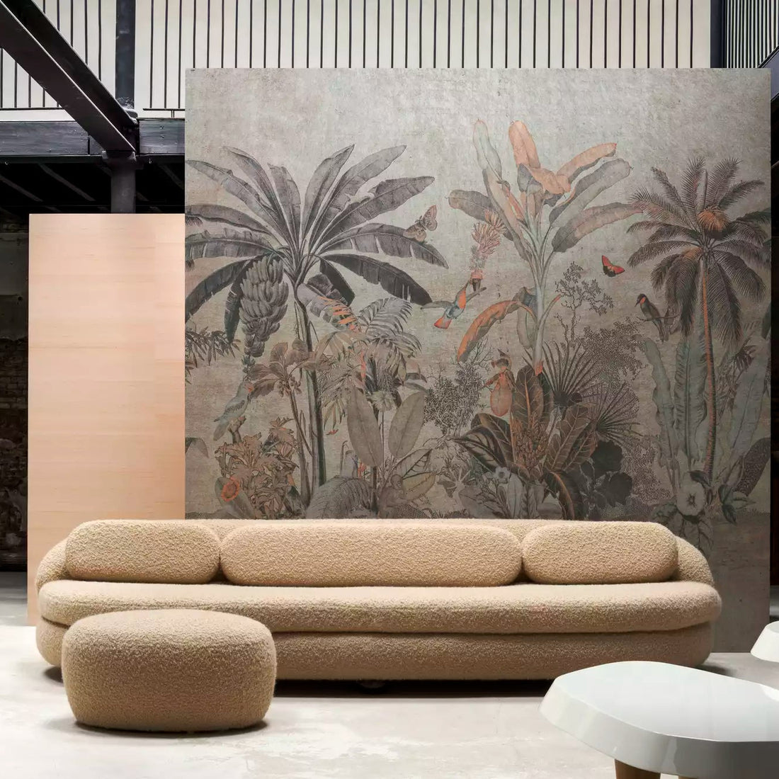 Milk and Honey Tropics Mural