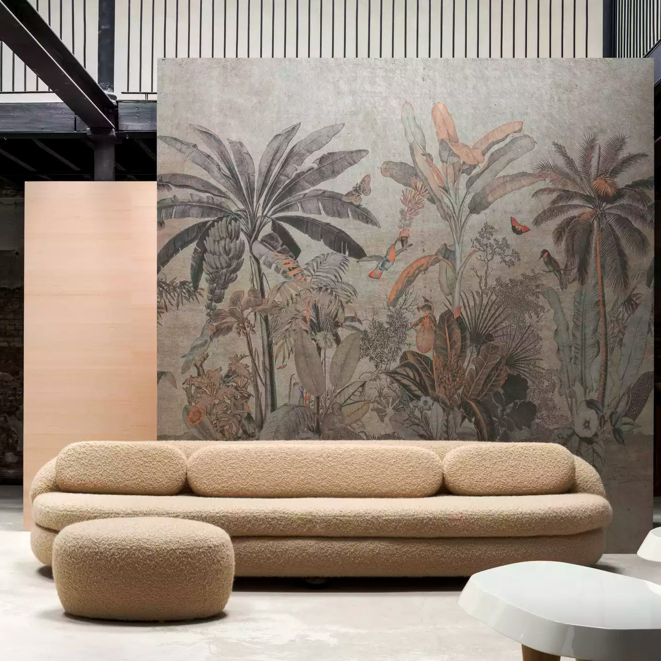 Milk and Honey Tropics Mural