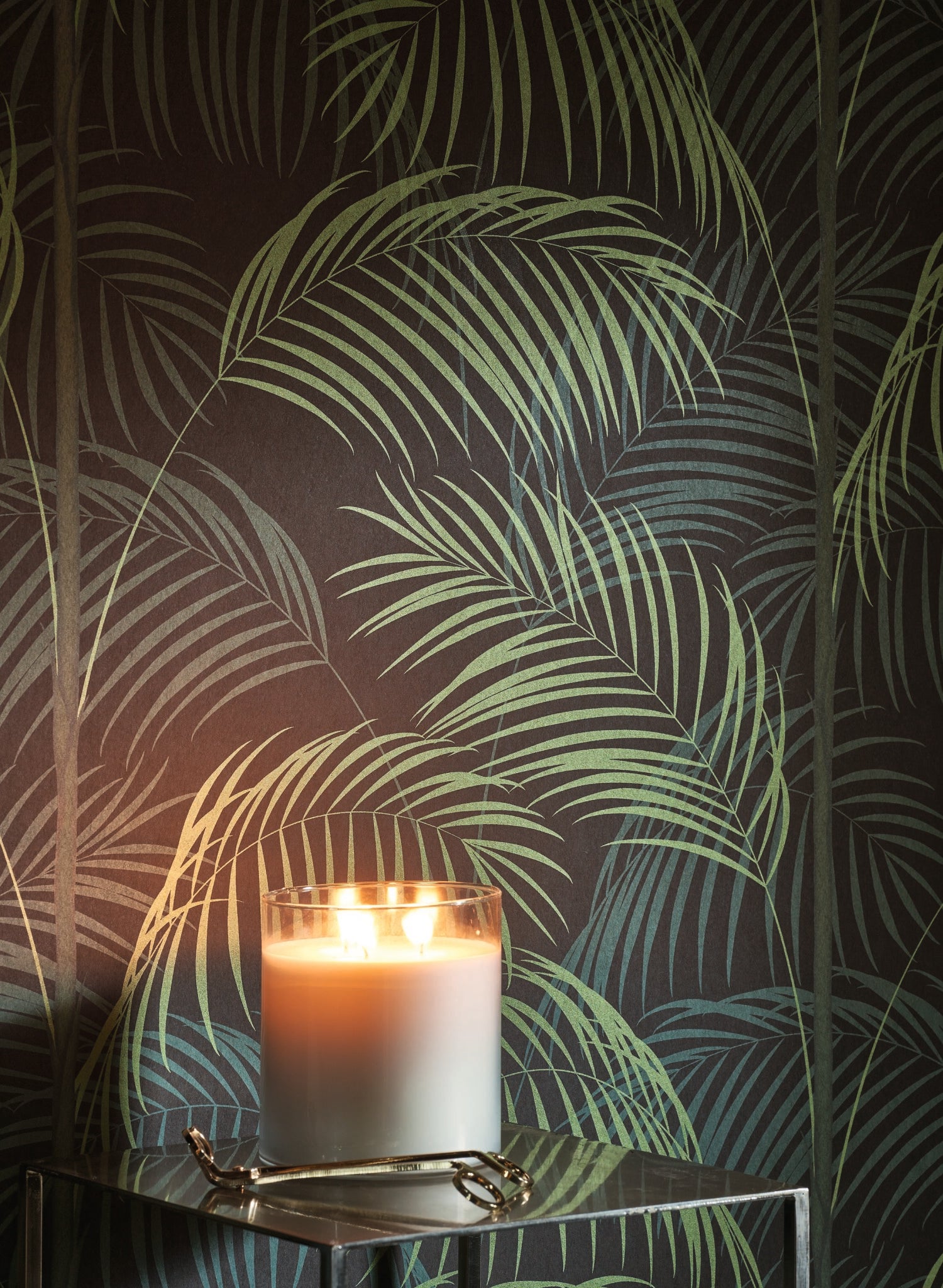 All of Paris Palm Wallpaper