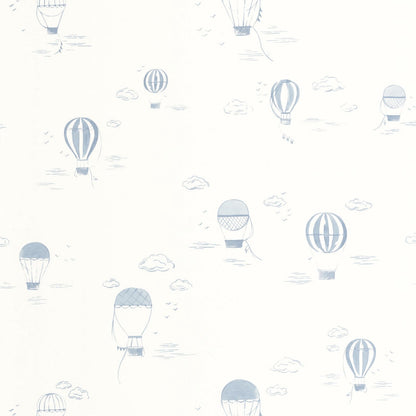 In the Clouds Balloon Wallpaper