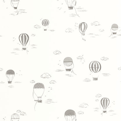 In the Clouds Balloon Wallpaper