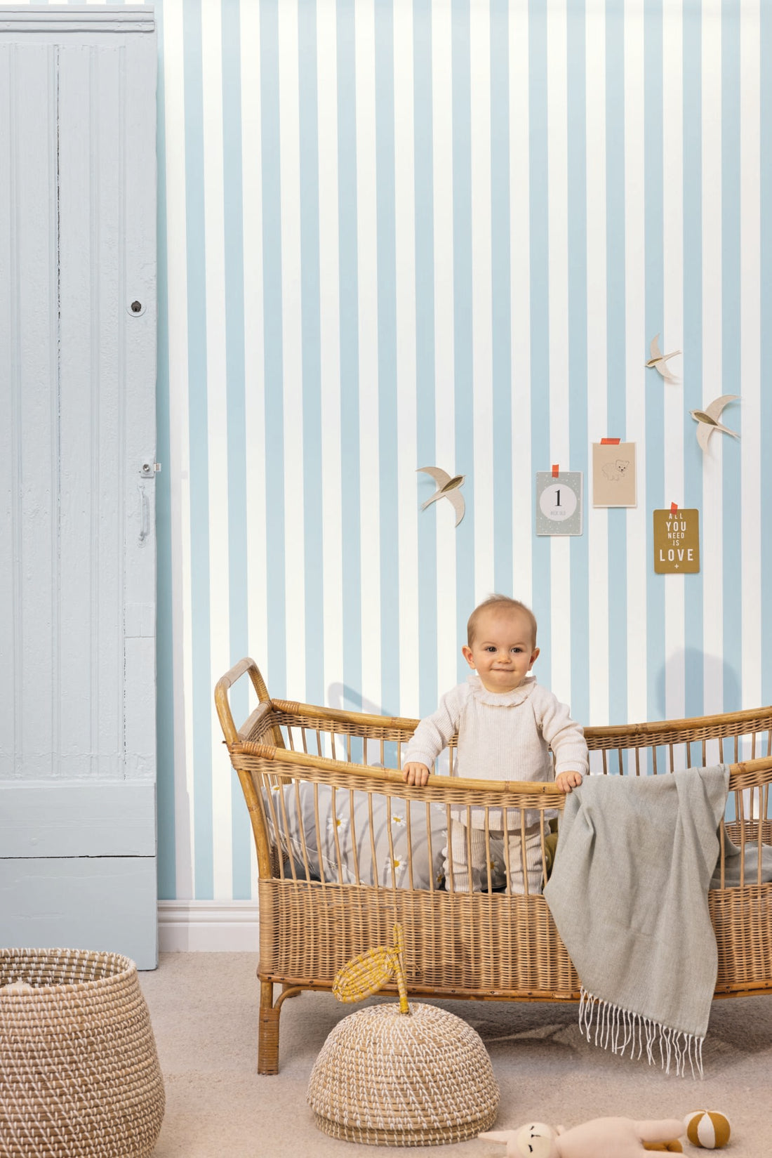 Little Lines Stripe Wallpaper