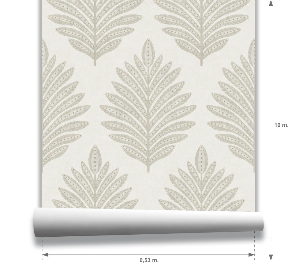 Palm Damask Wallpaper