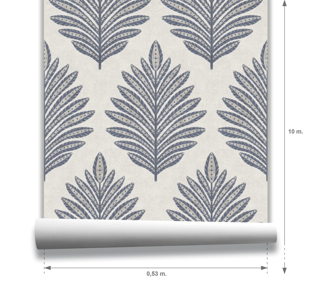 Palm Damask Wallpaper