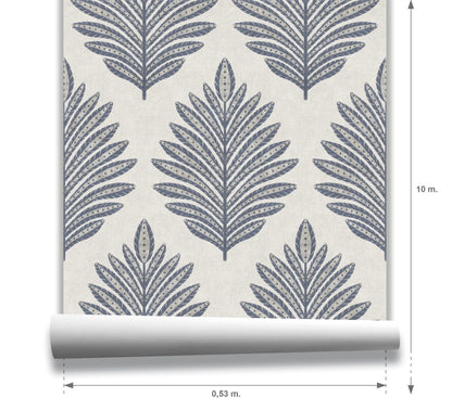 Palm Damask Wallpaper
