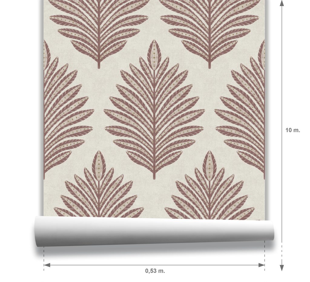Palm Damask Wallpaper