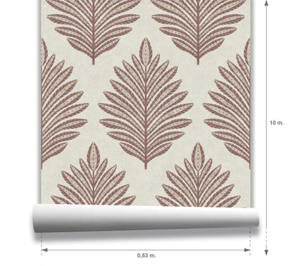 Palm Damask Wallpaper