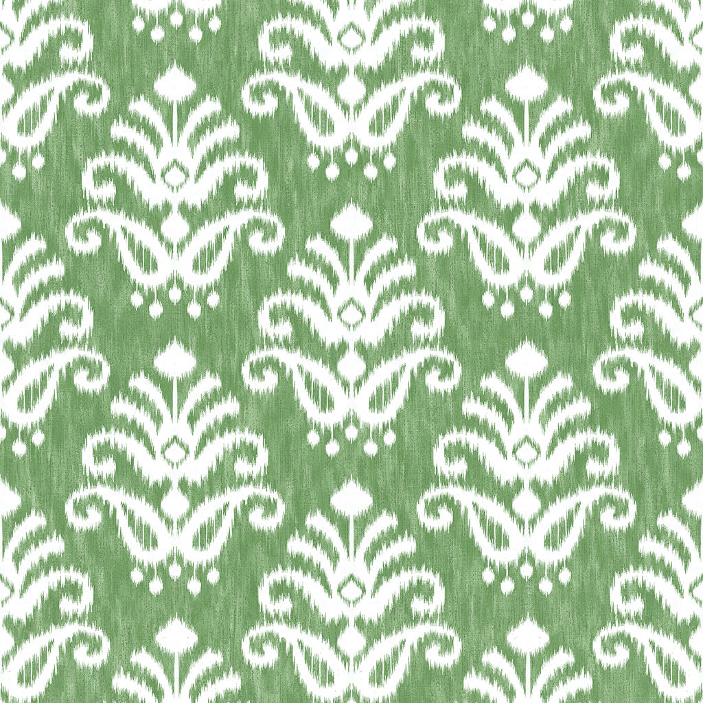 A-Street Prints Landon Green Abstract Geometric Green Wallpaper Sample