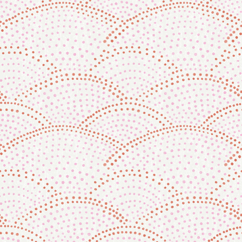 Ruby Bennett Dotted Scallop Wallpaper