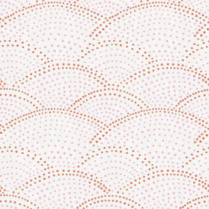 Ruby Bennett Dotted Scallop Wallpaper
