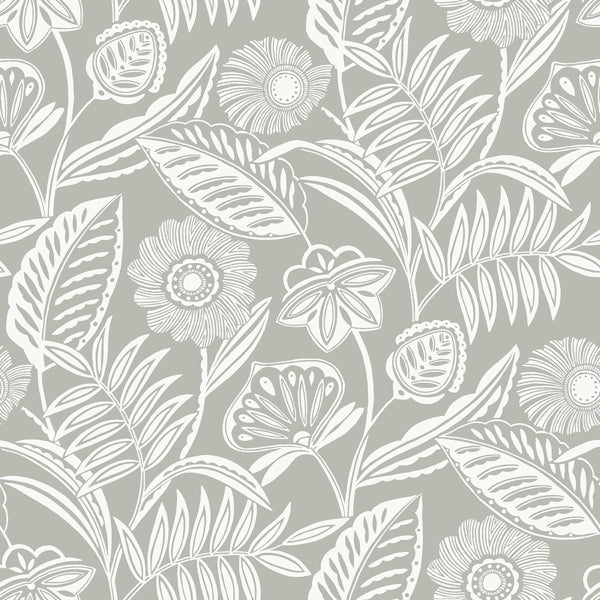 Alma Tropical Floral Wallpaper