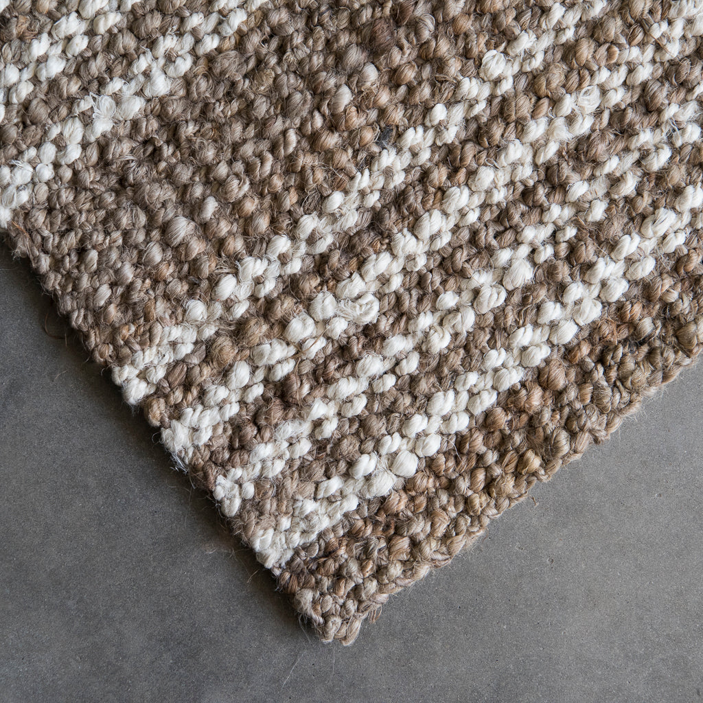 Osbourne Stripe Jute Rugs, Runners & Mats